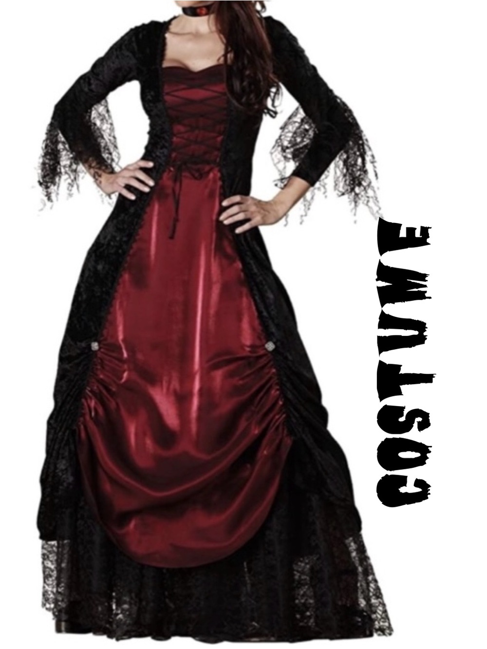 Gothic Vampiress Costume Halloween